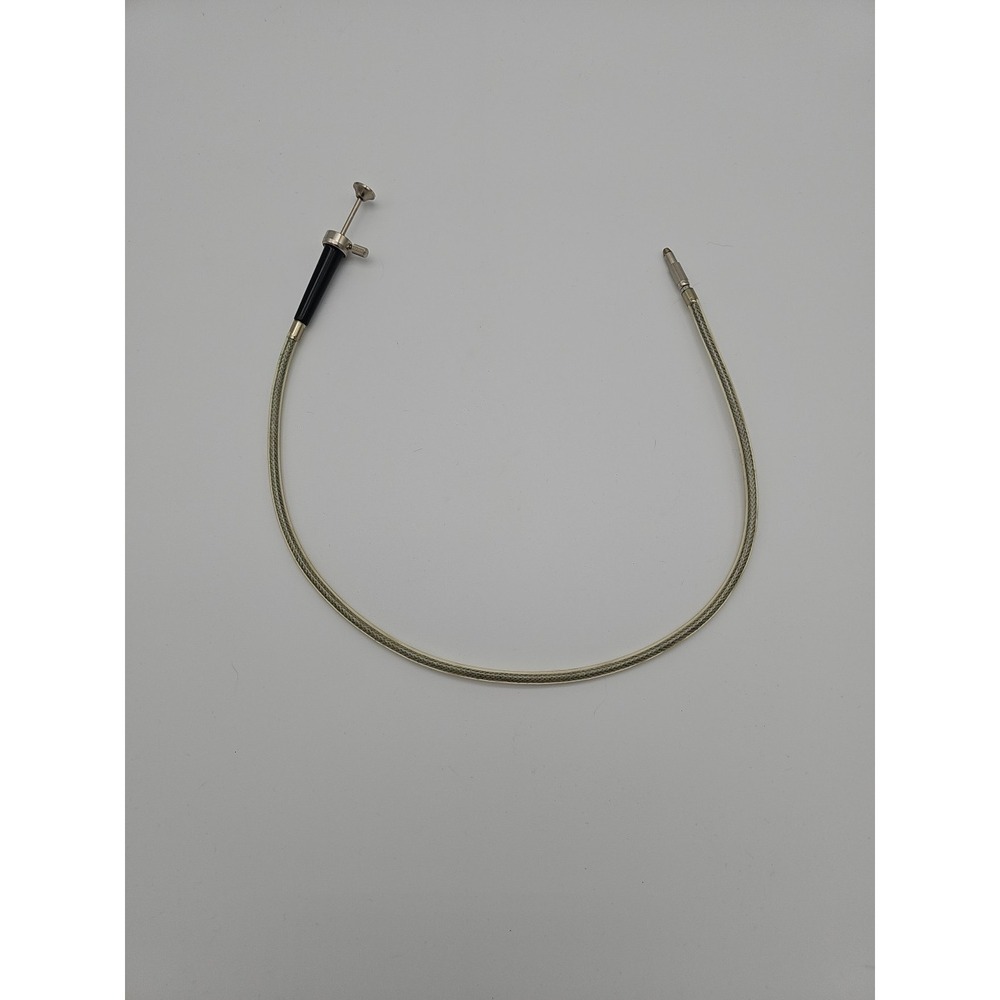 Vintage Working CABLE SHUTTER RELEASE Metal Braid 19" Made In Japan